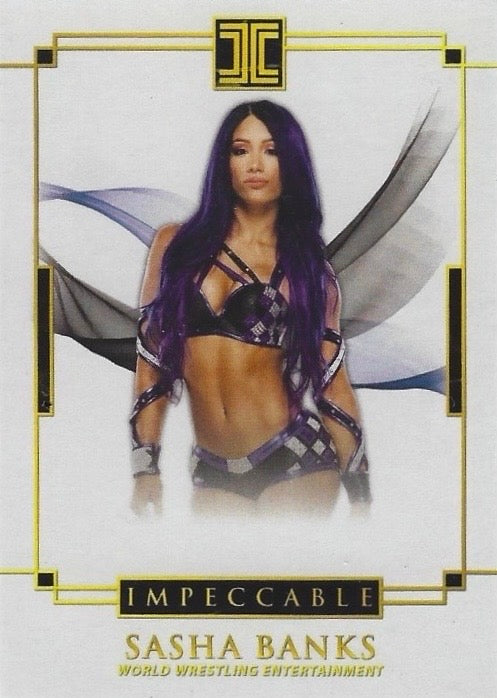 Sasha Banks – World Wrestling Entertainment trading card PW Catalog