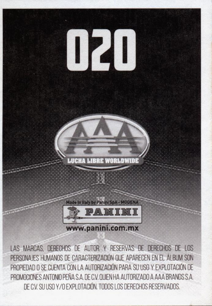 Blue Demon JR. trading card PW Catalog