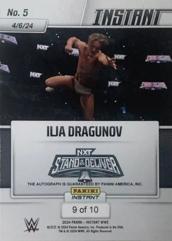 Ilja Dragunov – Ilja Dragunov Retains the NXT Championship trading card PW Catalog