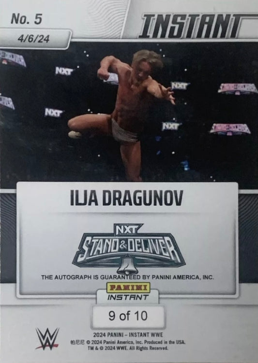 Ilja Dragunov – Ilja Dragunov Retains the NXT Championship trading card PW Catalog