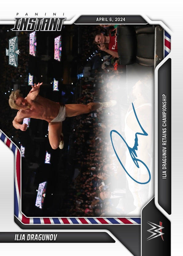 Ilja Dragunov – Ilja Dragunov Retains the NXT Championship trading card PW Catalog