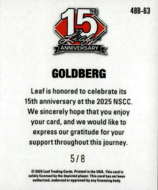 Goldberg trading card PW Catalog