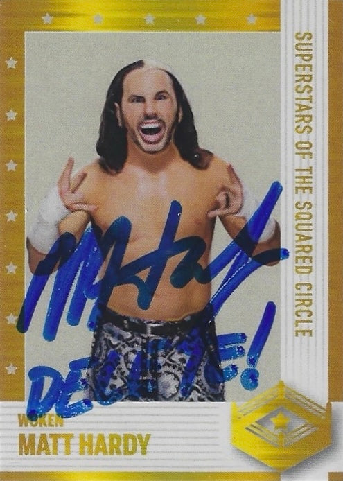 Woken Matt Hardy trading card PW Catalog