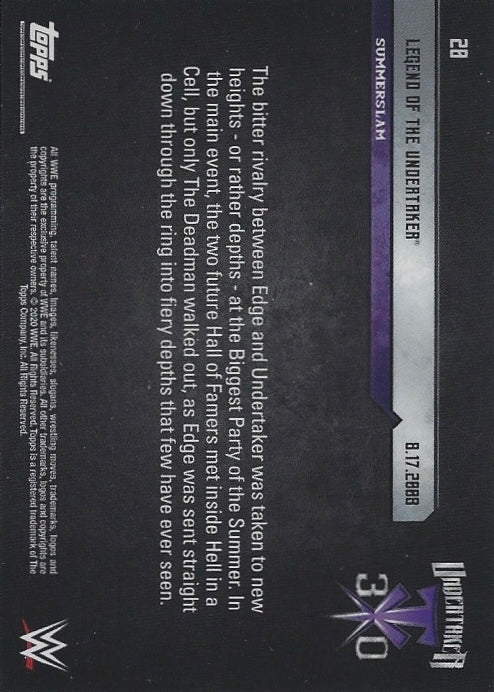 8.17.2008 – Chokeslamming Edge to Hell trading card PW Catalog