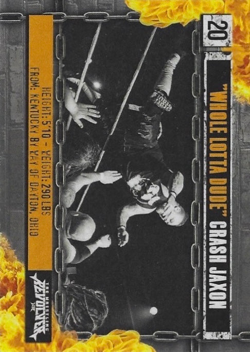 “Whole Lotta Dude” Crash Jaxson trading card PW Catalog