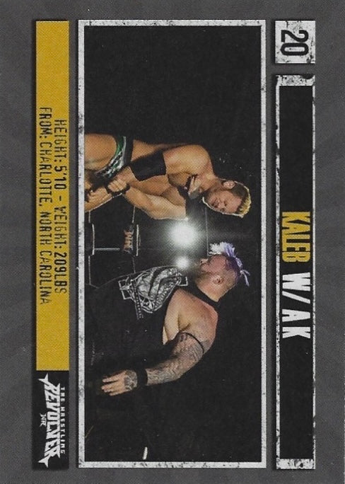 Kaleb W/ a K trading card PW Catalog