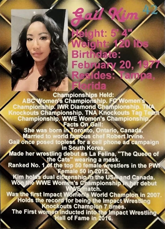 Gail KIM trading card PW Catalog