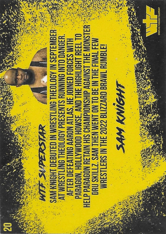 SAM Knight trading card PW Catalog