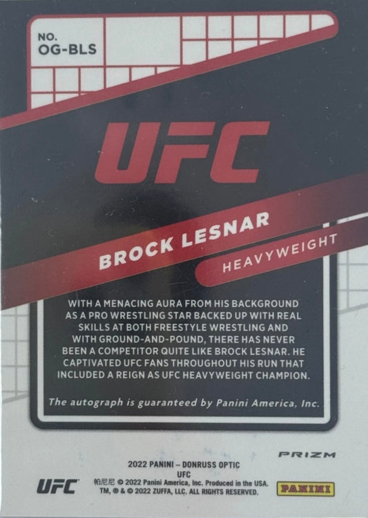 Brock Lesnar trading card PW Catalog