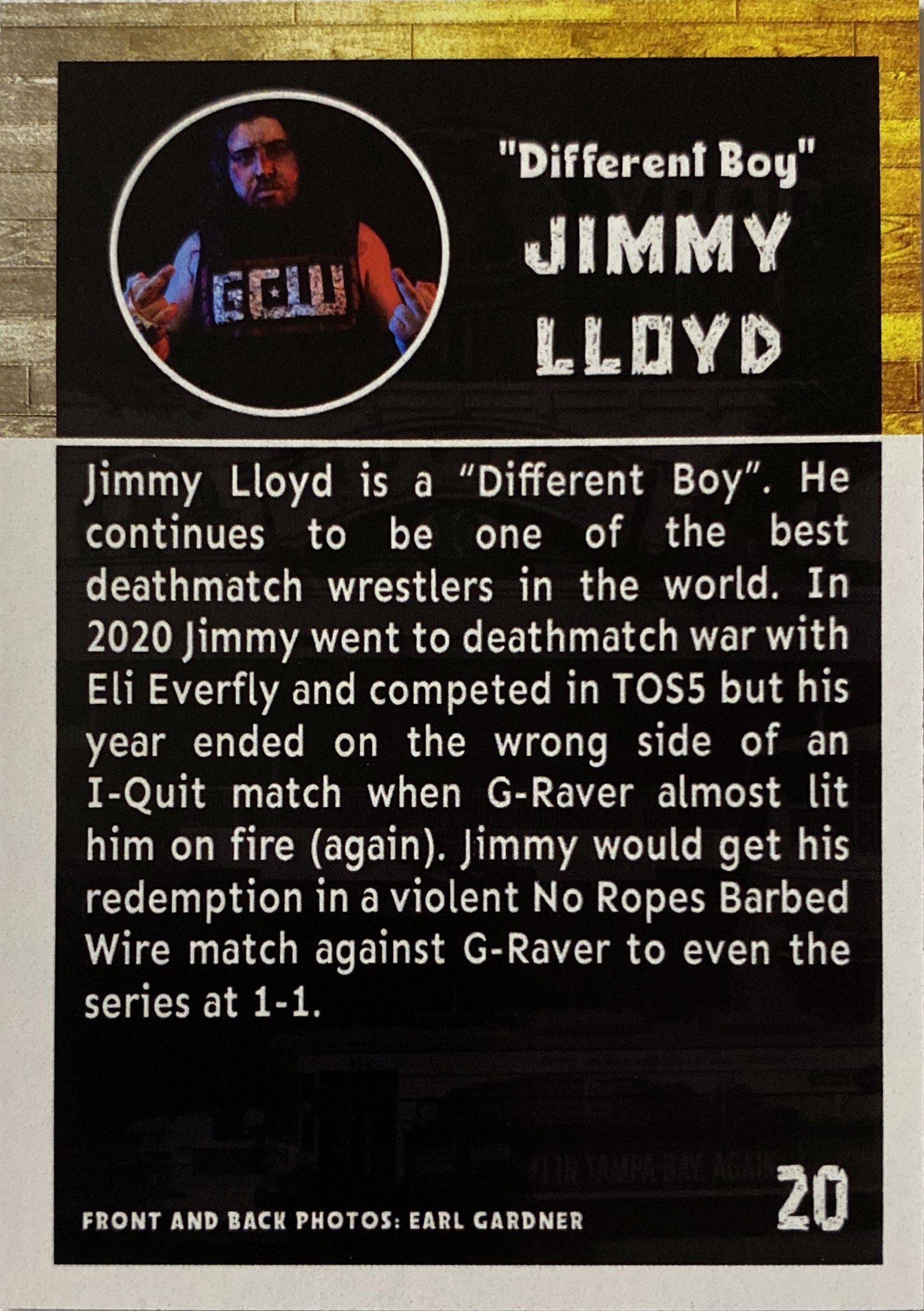 “Different Boy” Jimmy Lloyd
