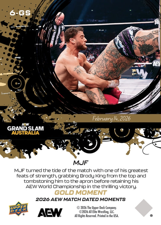 MJF – MJF Takes Care of Business and Retains the AEW World Championship in a Brutal Bout Against Brody King
