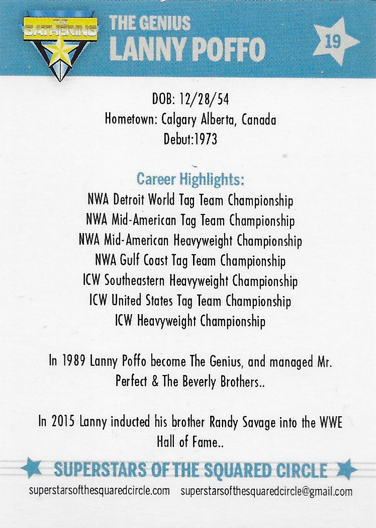 The Genius Lanny Poffo