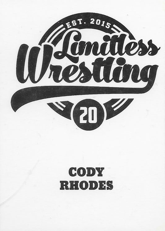 “American Nightmare” Cody Rhodes trading card PW Catalog