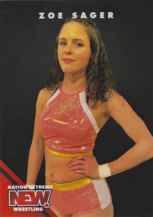 ZOE Sager trading card PW Catalog
