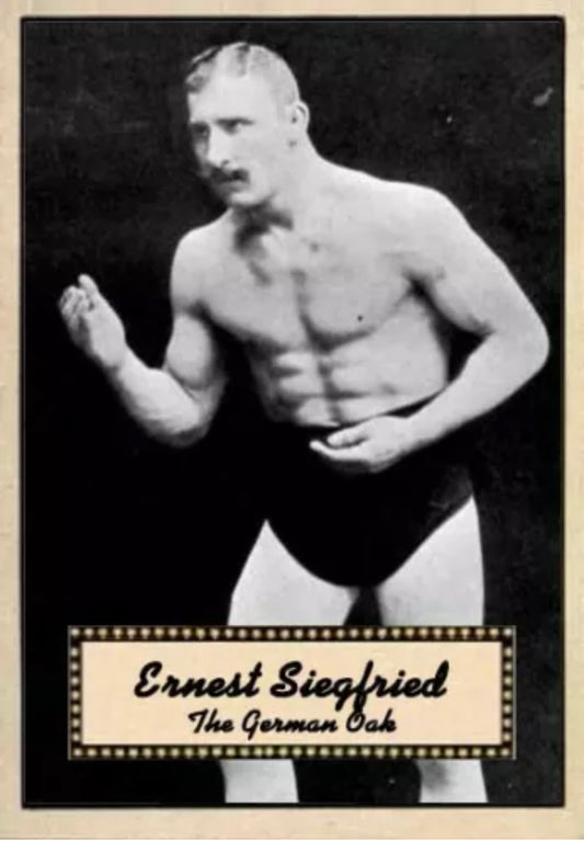 Ernest Siegfried trading card PW Catalog