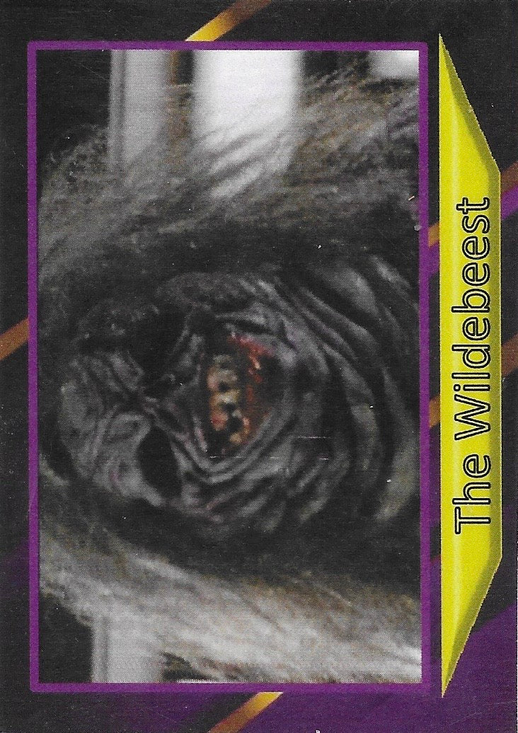 The Wildebeest trading card PW Catalog
