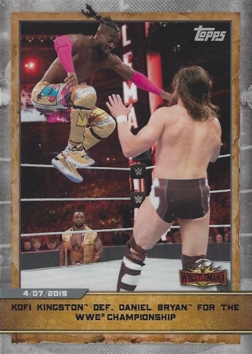 Wrestlemania 35 – Kofi Kingston DEF. Daniel Bryan for the WWE Championship