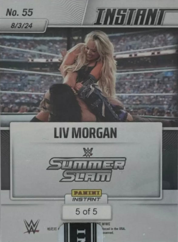 LIV Morgan – LIV Morgan Retains the Women’s World Championship trading card PW Catalog