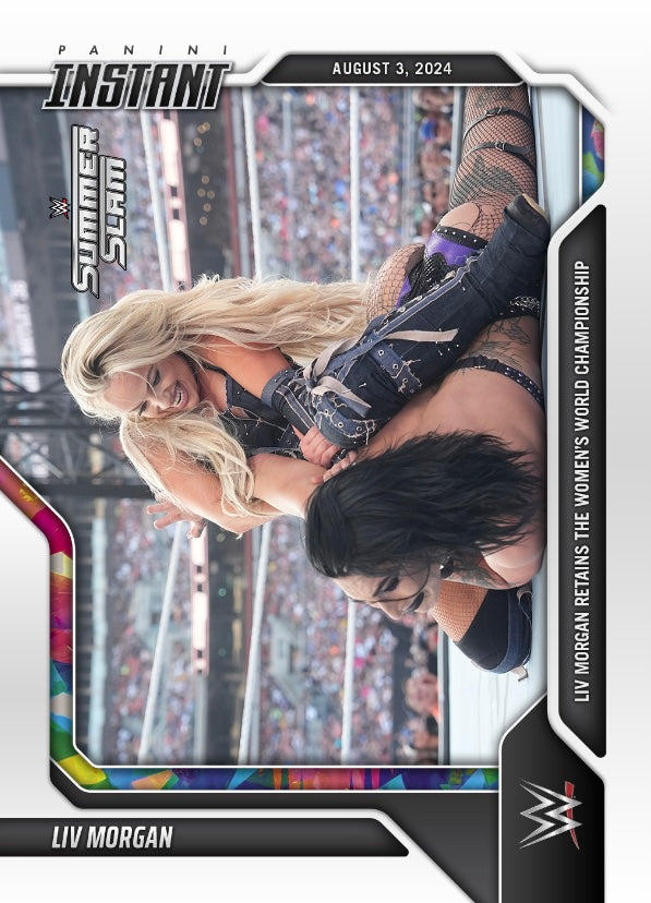 LIV Morgan – LIV Morgan Retains the Women’s World Championship trading card PW Catalog