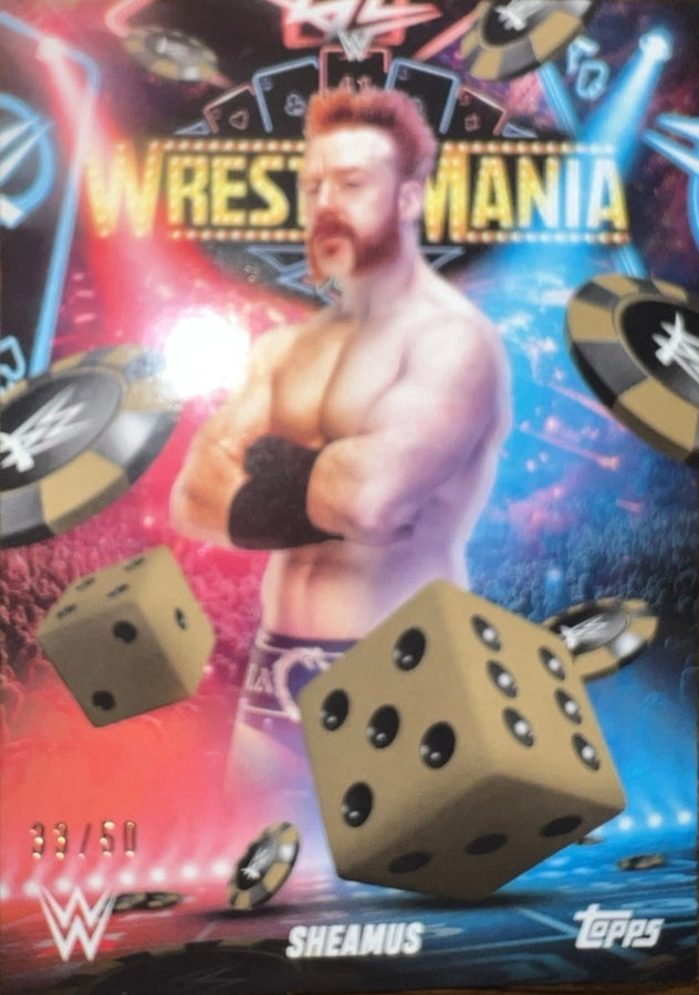 Sheamus trading card PW Catalog