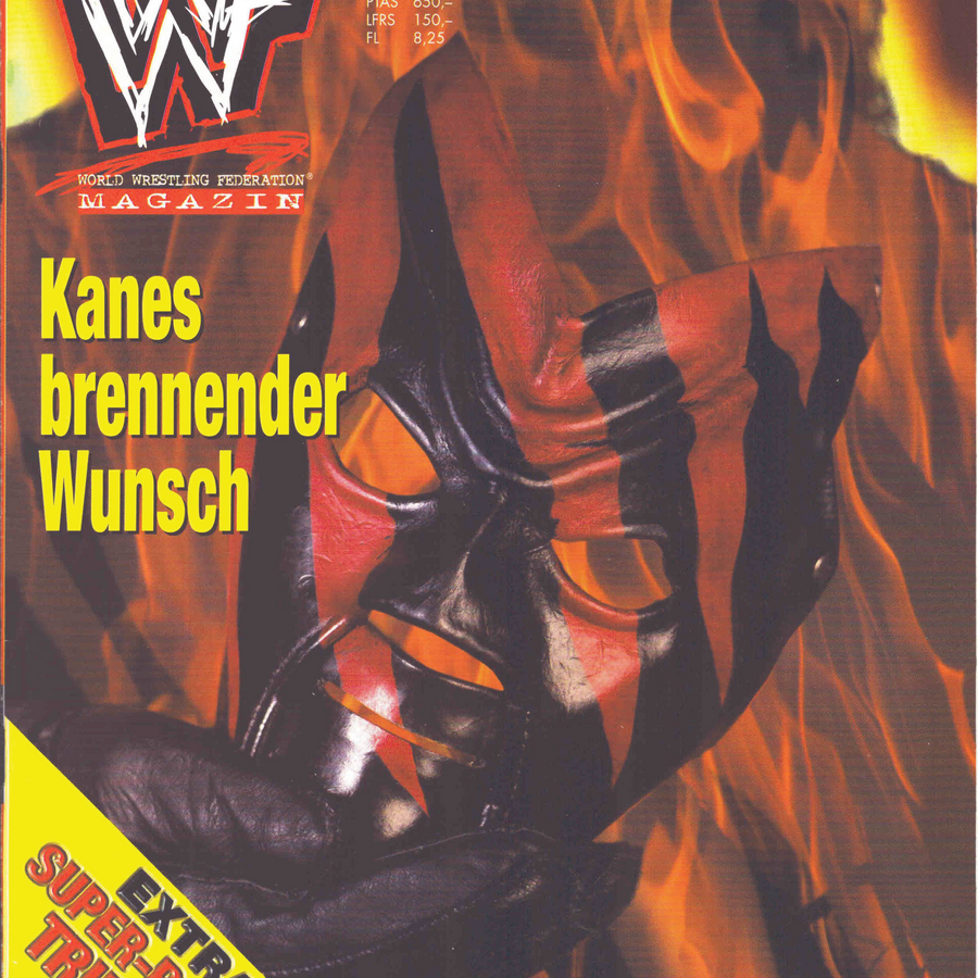 WWF Magazine January 2000 from Germany Magazine PWcatalog