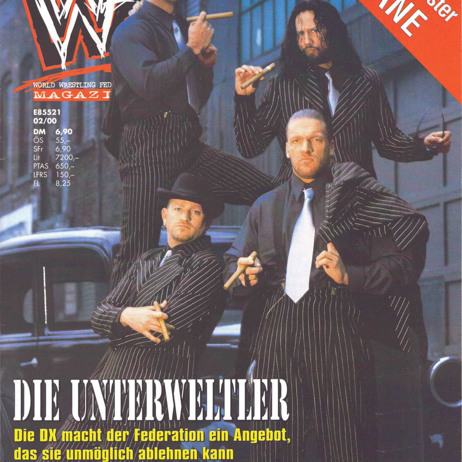 WWF Magazine February 2000 from Germany Magazine PWcatalog