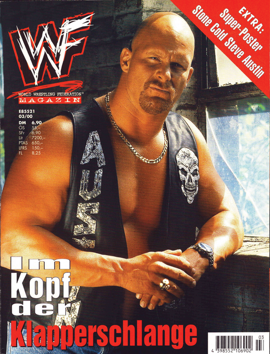 WWF Magazine March 2000 from Germany Magazine PWcatalog