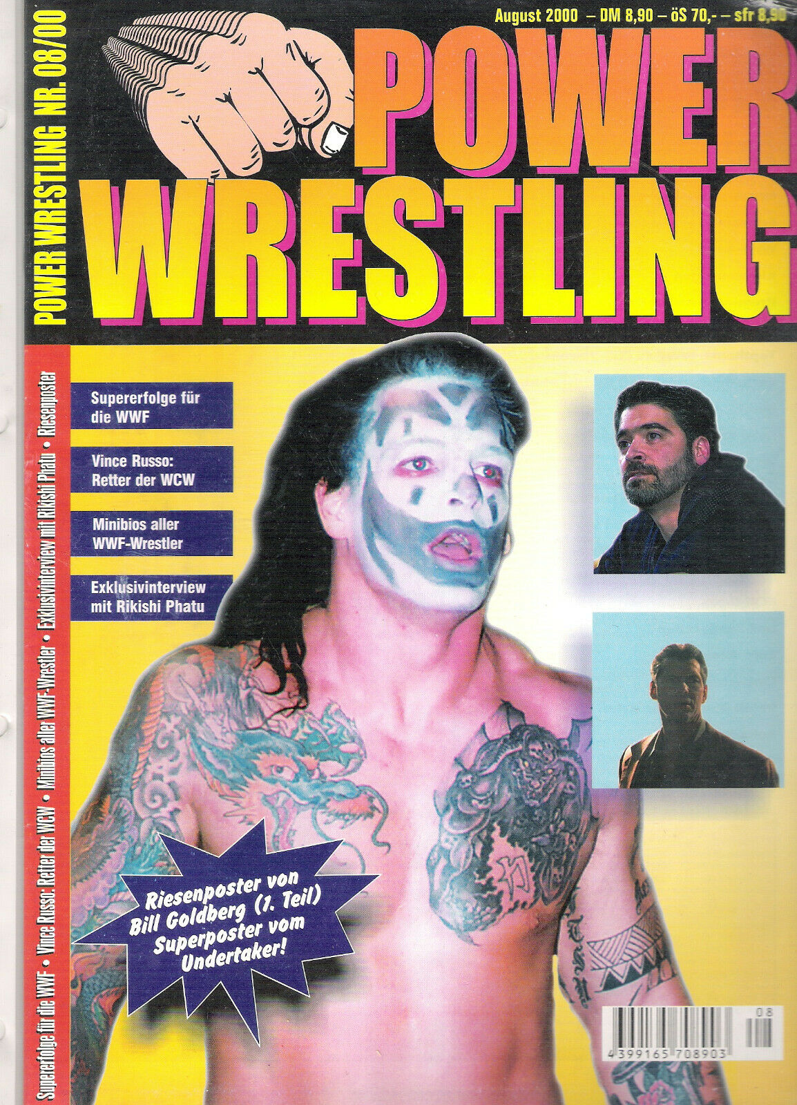 Power Wrestling Magazine August 2000 – PW Catalog