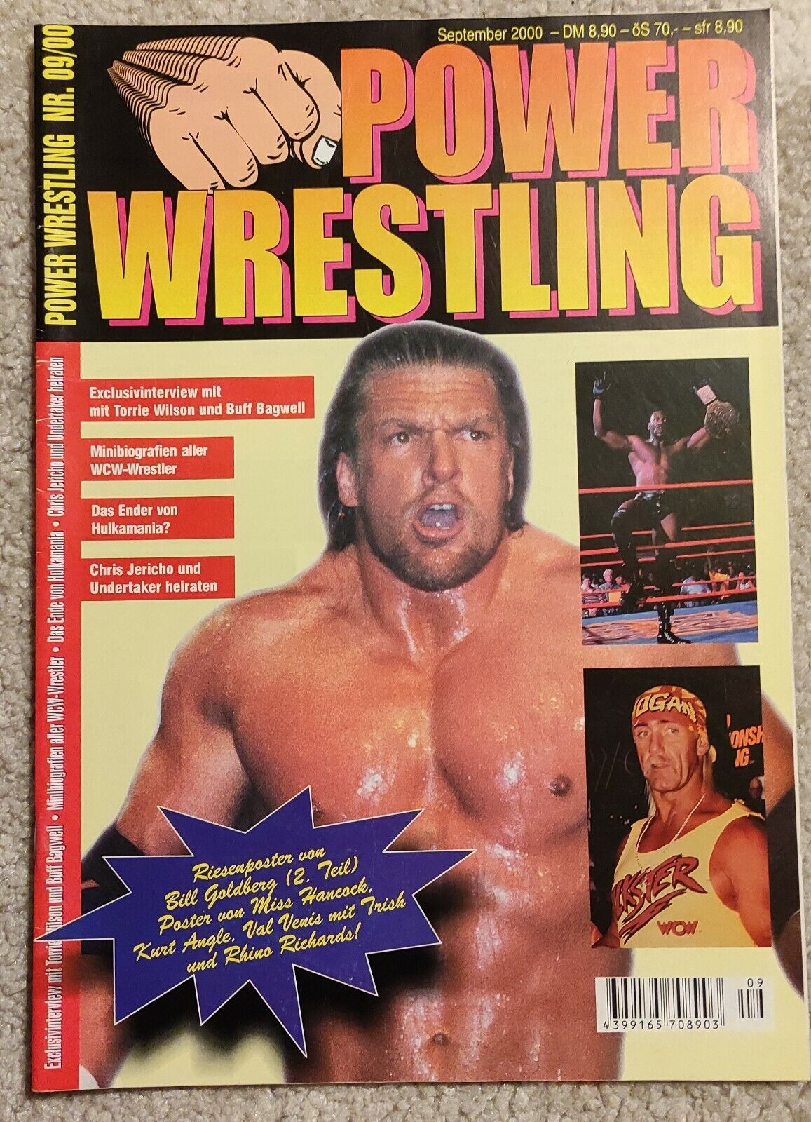 Power Wrestling Magazine September 2000 – PW Catalog