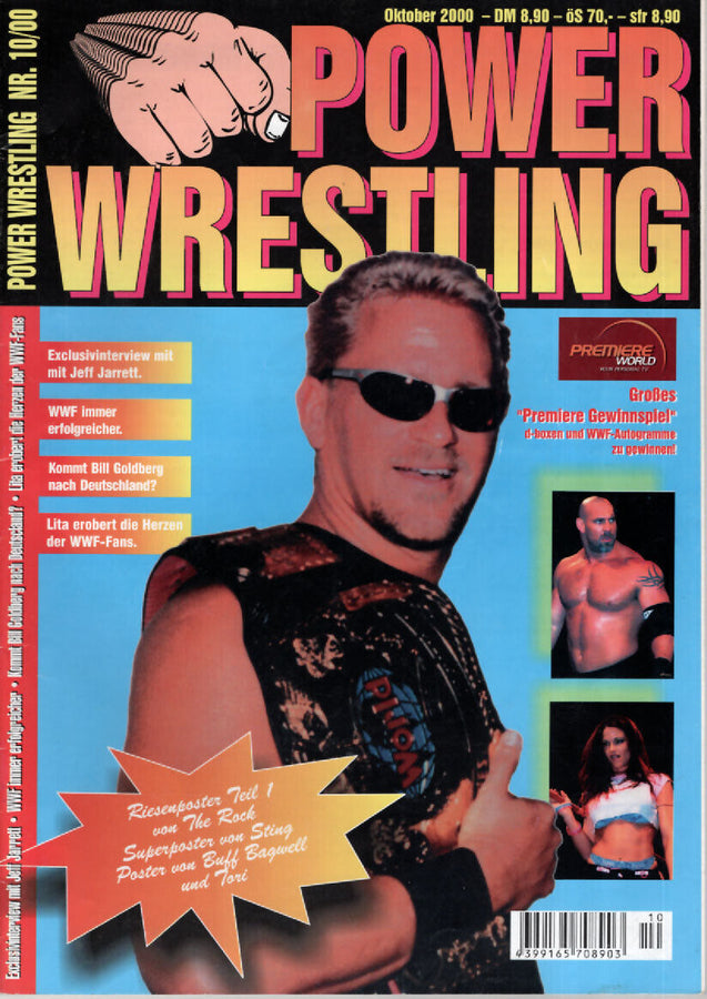 Power Wrestling Magazine October 2000 Magazine PWcatalog