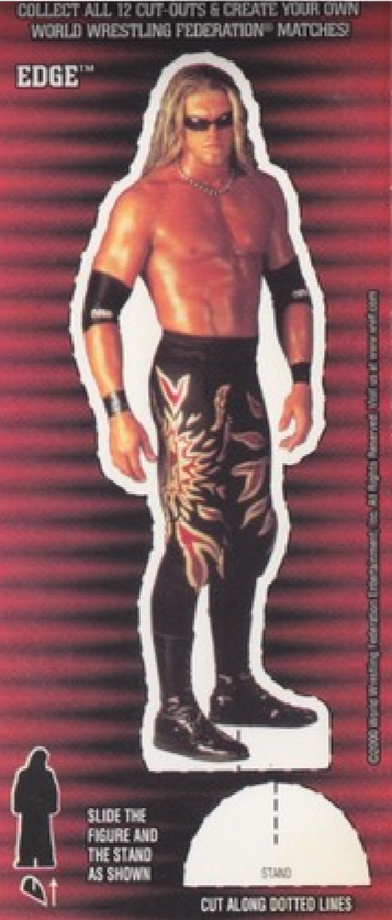 Edge WWF Ice Cream Cut-out 2000 Good Humor PW Catalog