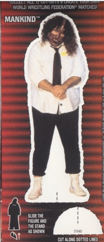 Mankind WWF Ice Cream Cut-out 2000 Good Humor PW Catalog