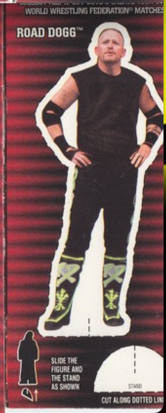Road Dogg WWF Ice Cream Cut-out 2000 Good Humor PW Catalog
