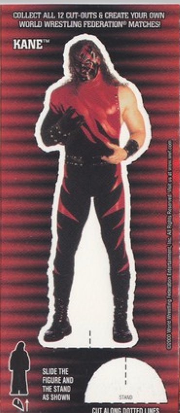 Kane WWF Ice Cream Cut-out 2000 Good Humor PW Catalog