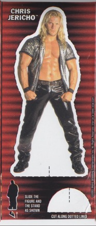 Chris Jericho WWF Ice Cream Cut-out 2002 Good Humor PW Catalog