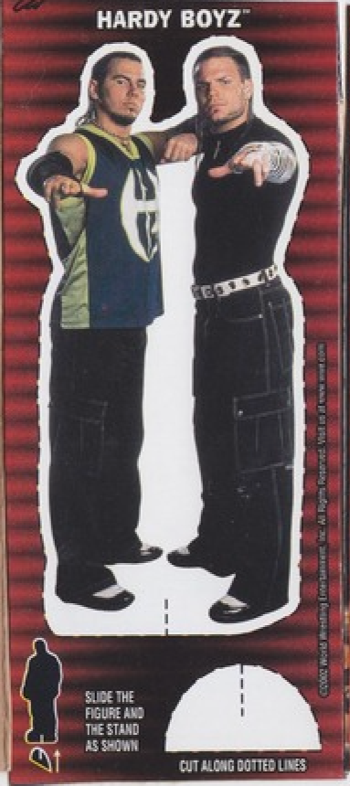 Hardy Boyz WWF Ice Cream Cut-out 2002 Good Humor PW Catalog