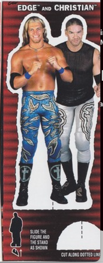 Edge & Christian WWF Ice Cream Cut-out 2002 Good Humor PW Catalog