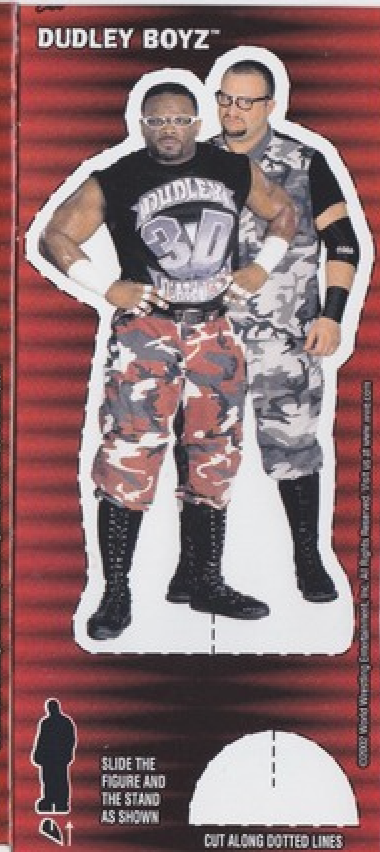 Dudley Boyz WWF Ice Cream Cut-out 2002 Good Humor PW Catalog