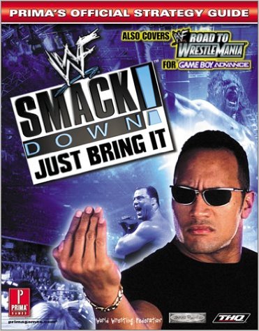 Prima Official Strategy Guide WWF SmackDown - Just Bring It November 2001 magazine PWcatalog