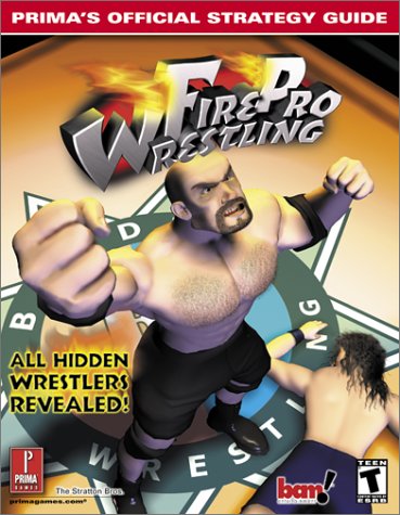Prima Official Strategy Guide Fire Pro Wrestling 2001 magazine PWcatalog