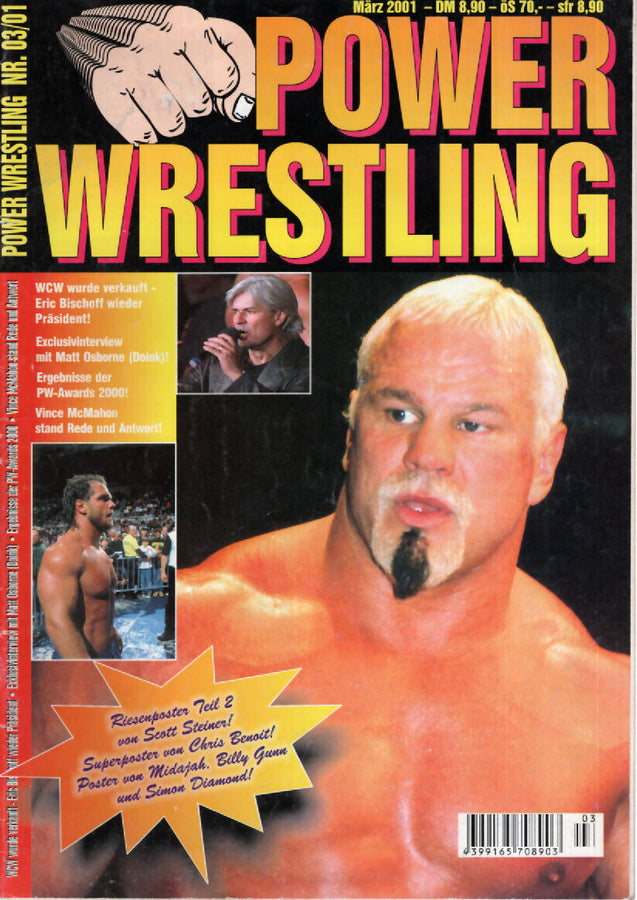 Power Wrestling Magazine March 2001 Magazine PWcatalog