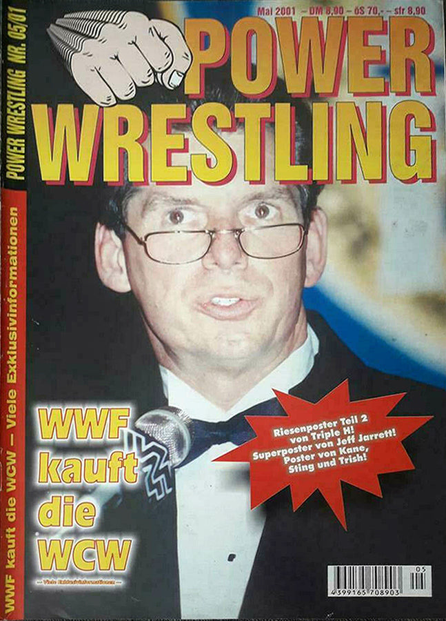 Power Wrestling Magazine May 2001 Magazine PWcatalog
