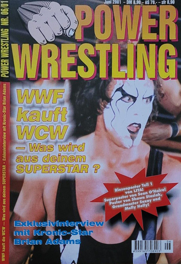 Power Wrestling Magazine June 2001 Magazine PWcatalog