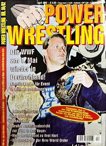 Power Wrestling Magazine April 2002 Magazine PWcatalog