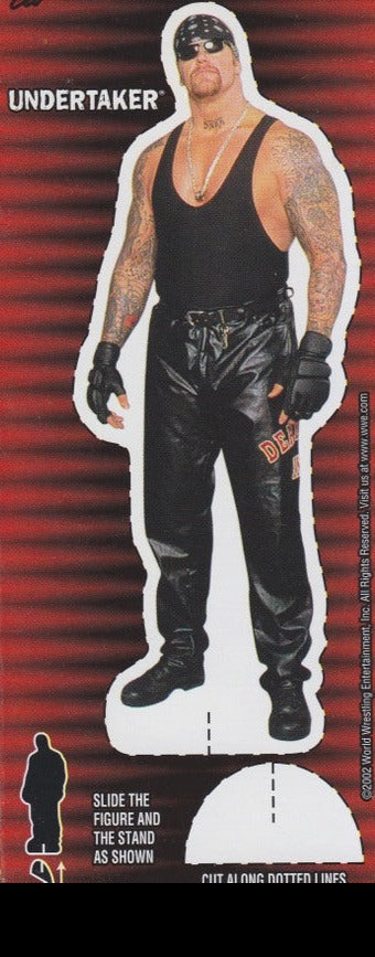 Undertaker WWF Ice Cream Cut-out 2002 Good Humor PW Catalog