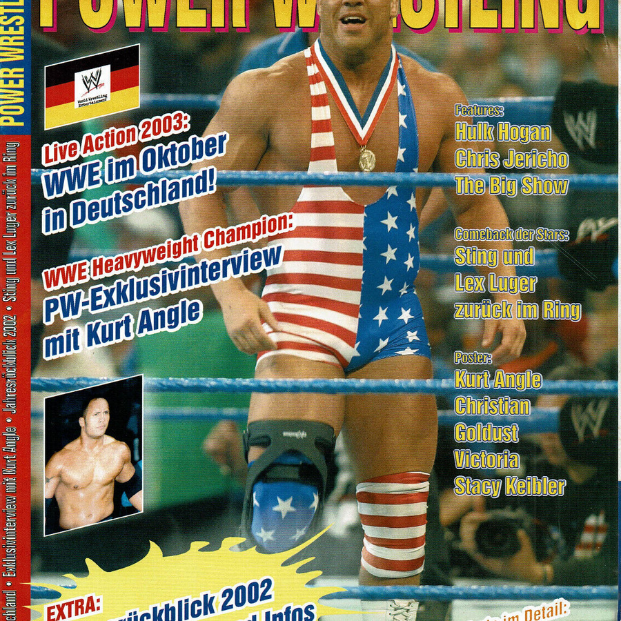 Power Wrestling Magazine February 2003 Magazine PWcatalog