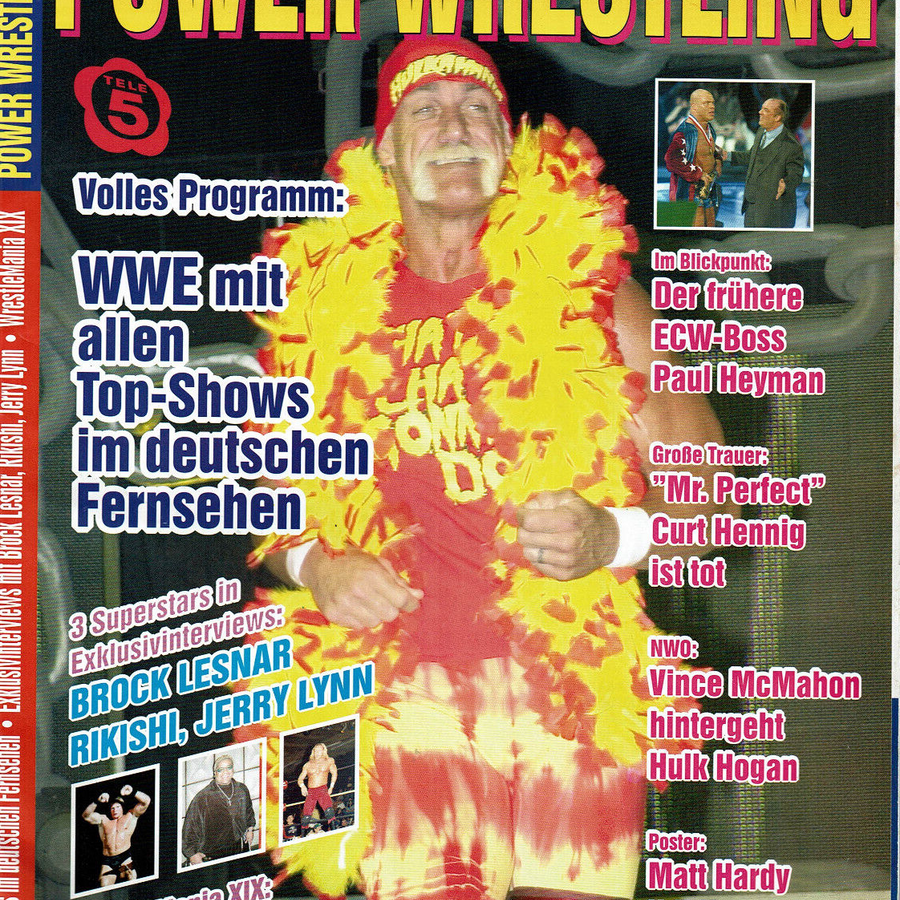 Power Wrestling Magazine April 2003 Magazine PWcatalog
