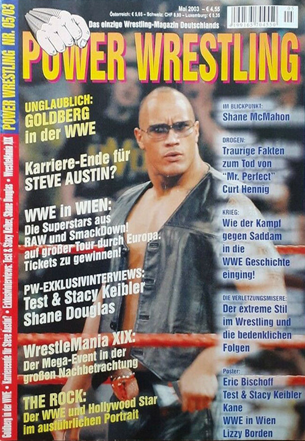 Power Wrestling Magazine May 2003 Magazine PWcatalog