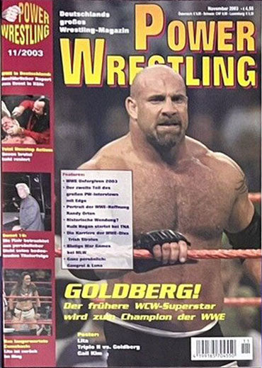 Power Wrestling Magazine November 2003 Magazine PWcatalog
