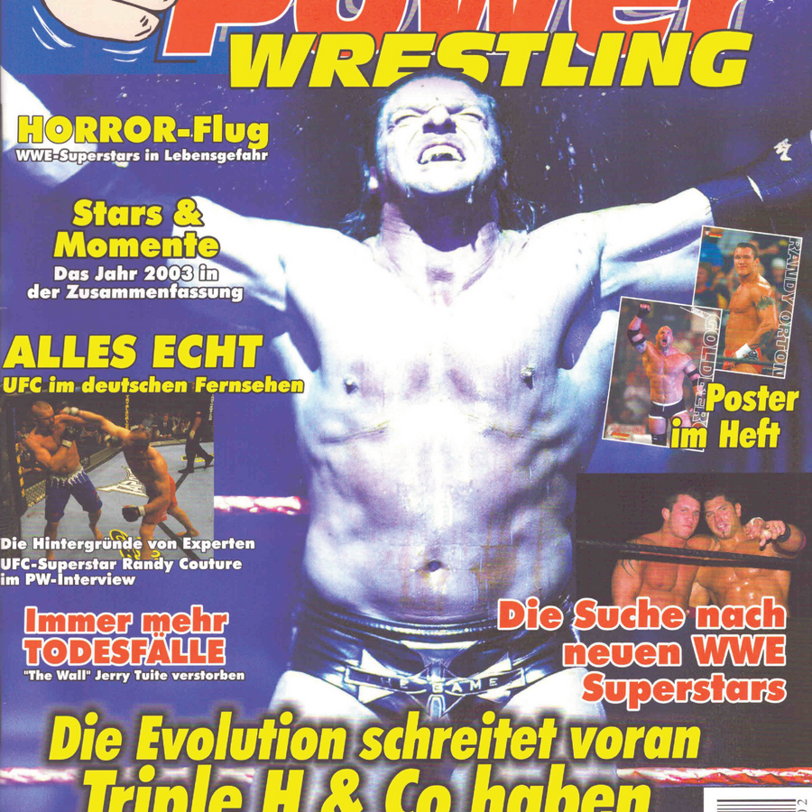 Power Wrestling Magazine February 2004 Magazine PWcatalog
